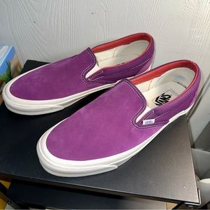 Vans Vault OG Classic Slip On LX Purple Suede